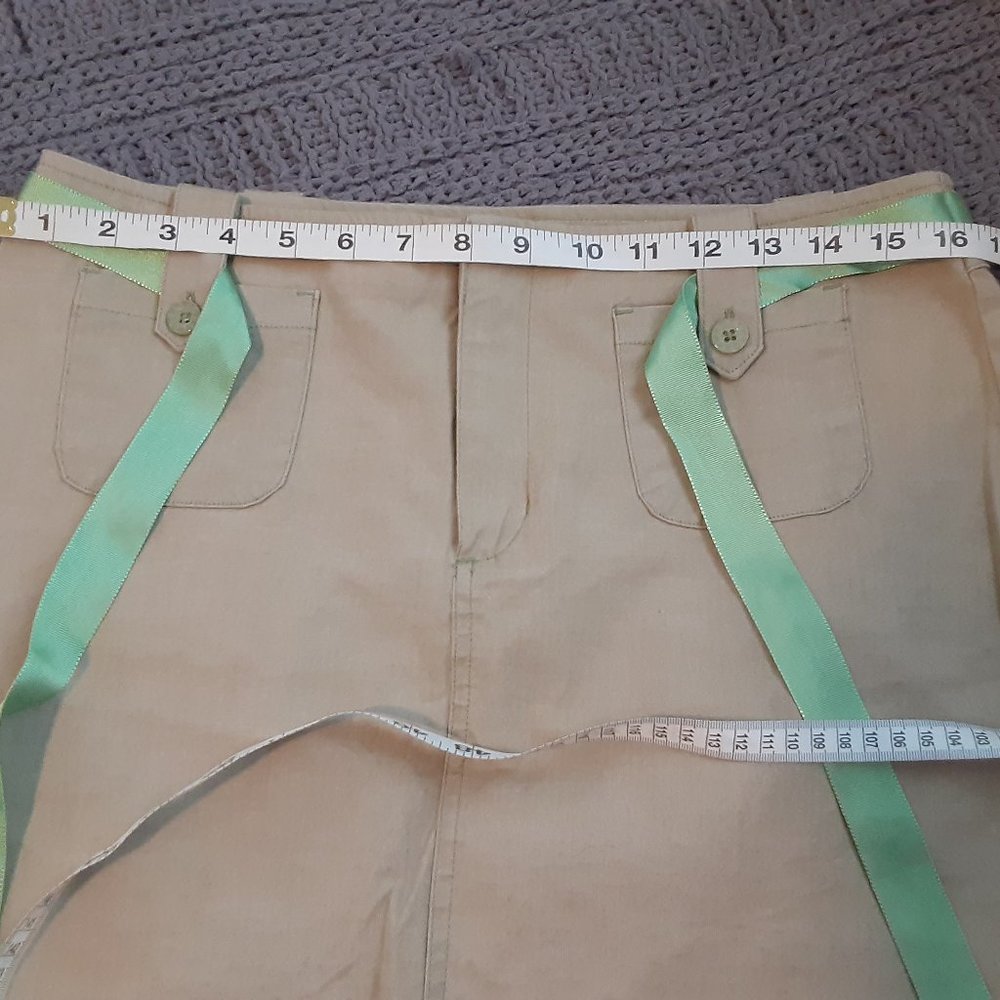 Roxy utility beige khaki skirt - Picture 6 of 11